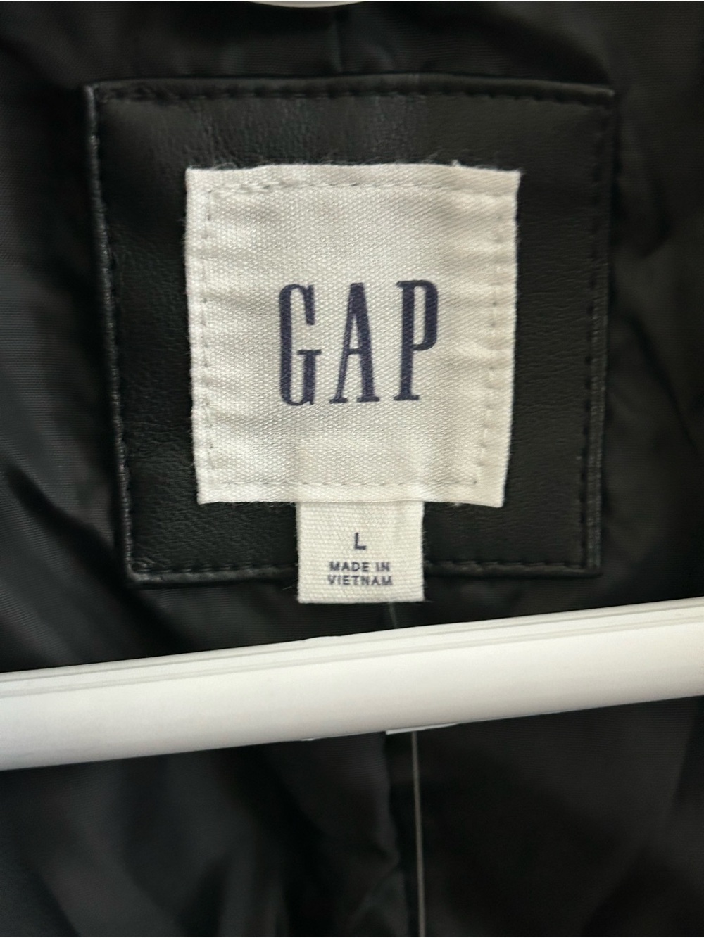 Vegan-Leather Moto Jacket - Picture 3 of 3